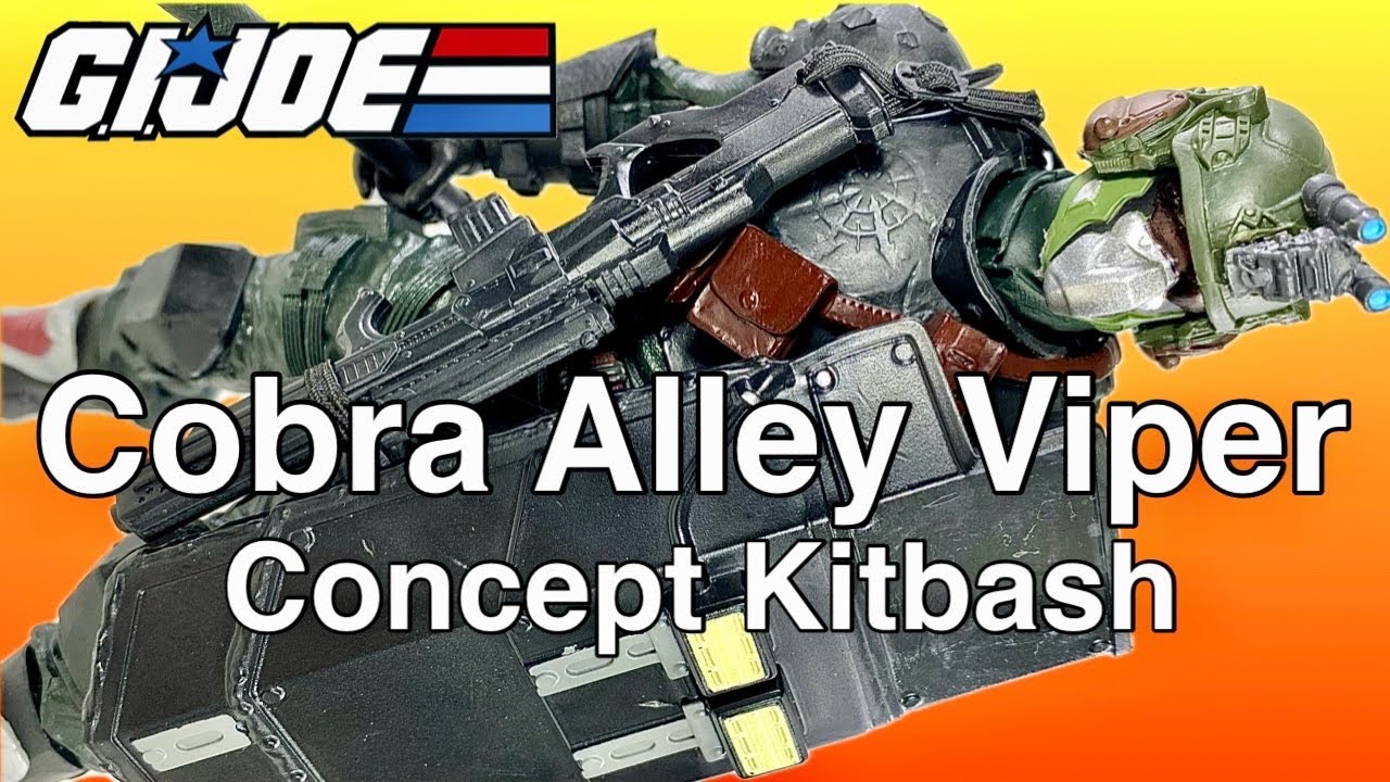 GI-Joe Cobra Alley Viper Concept Kitbash Action Figure