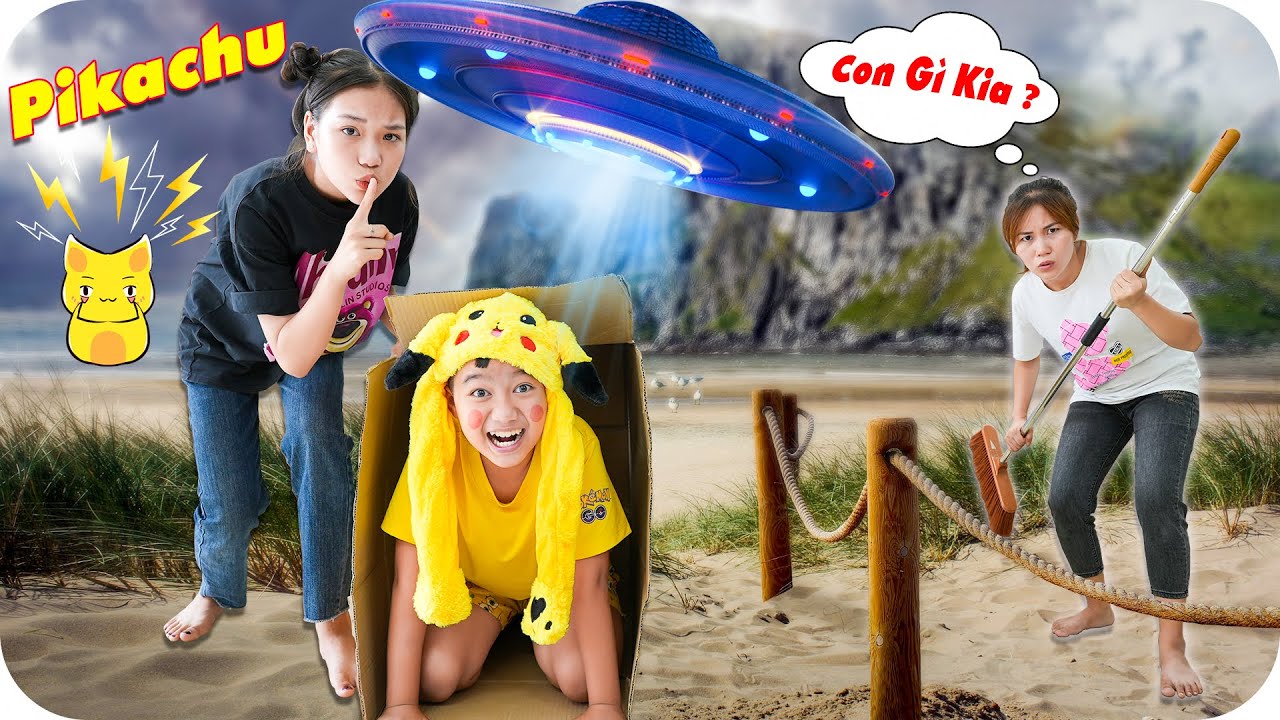 Lén Mang Pokémon Vào Nhà - Pokémon Ngoài Đời Thực ♥ Min Min TV Minh Khoa