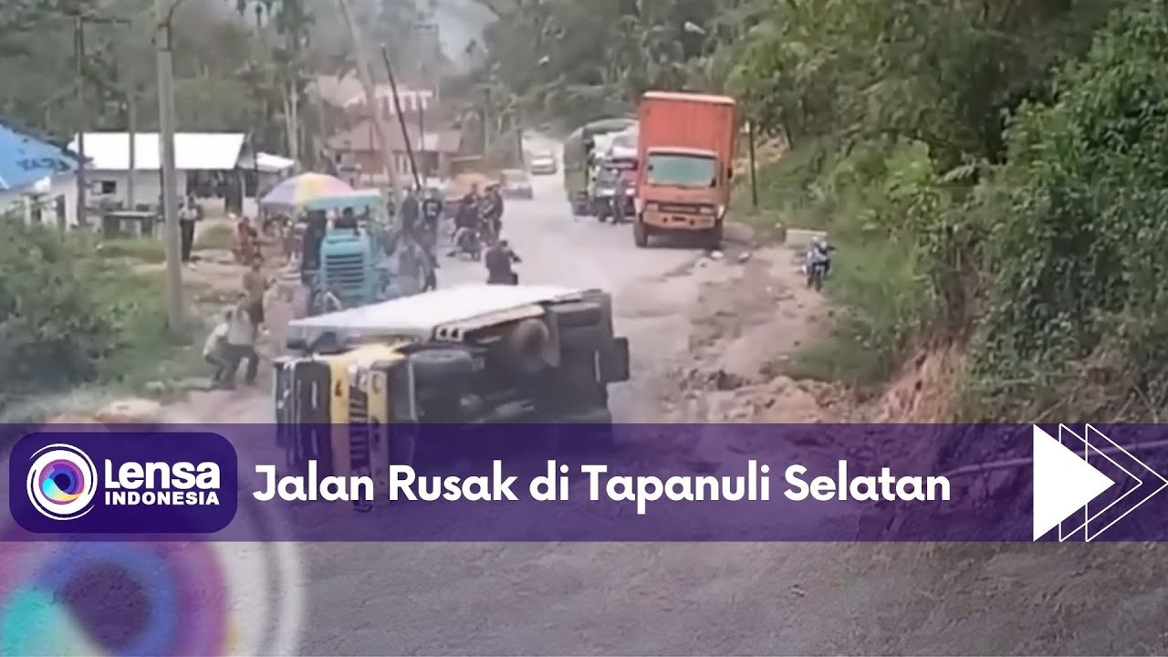 Jalan Rusak di Tapanuli Selatan