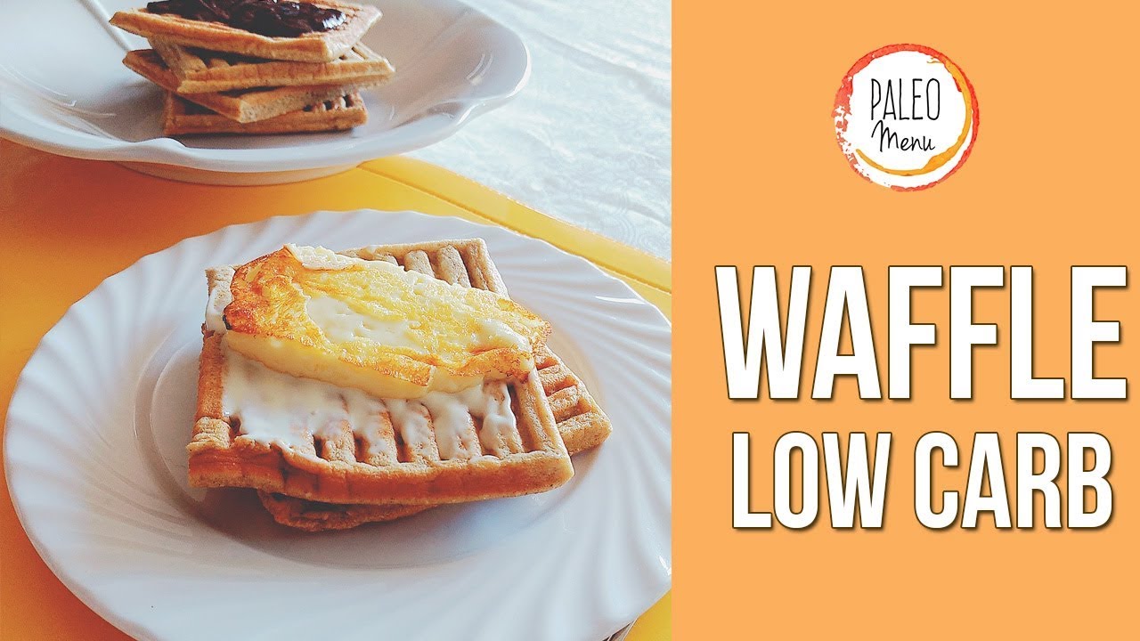 Receita de Waffles Low Carb na Sanduicheira | Paleo Menu App