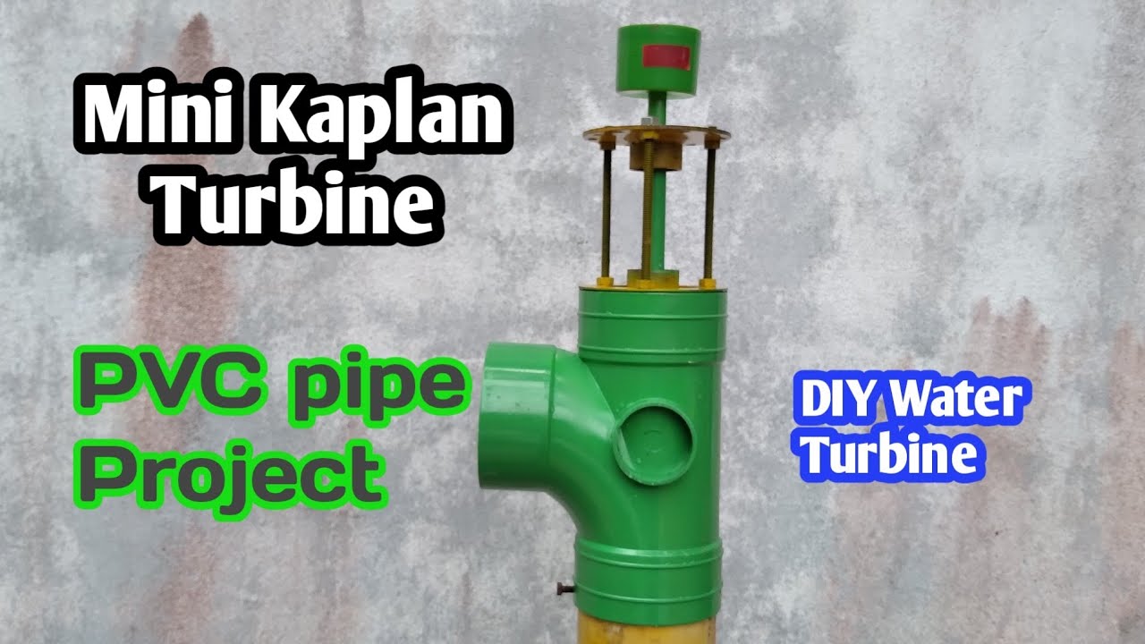 DIY Mini kaplan turbine. micro hydro turbine PLTMH