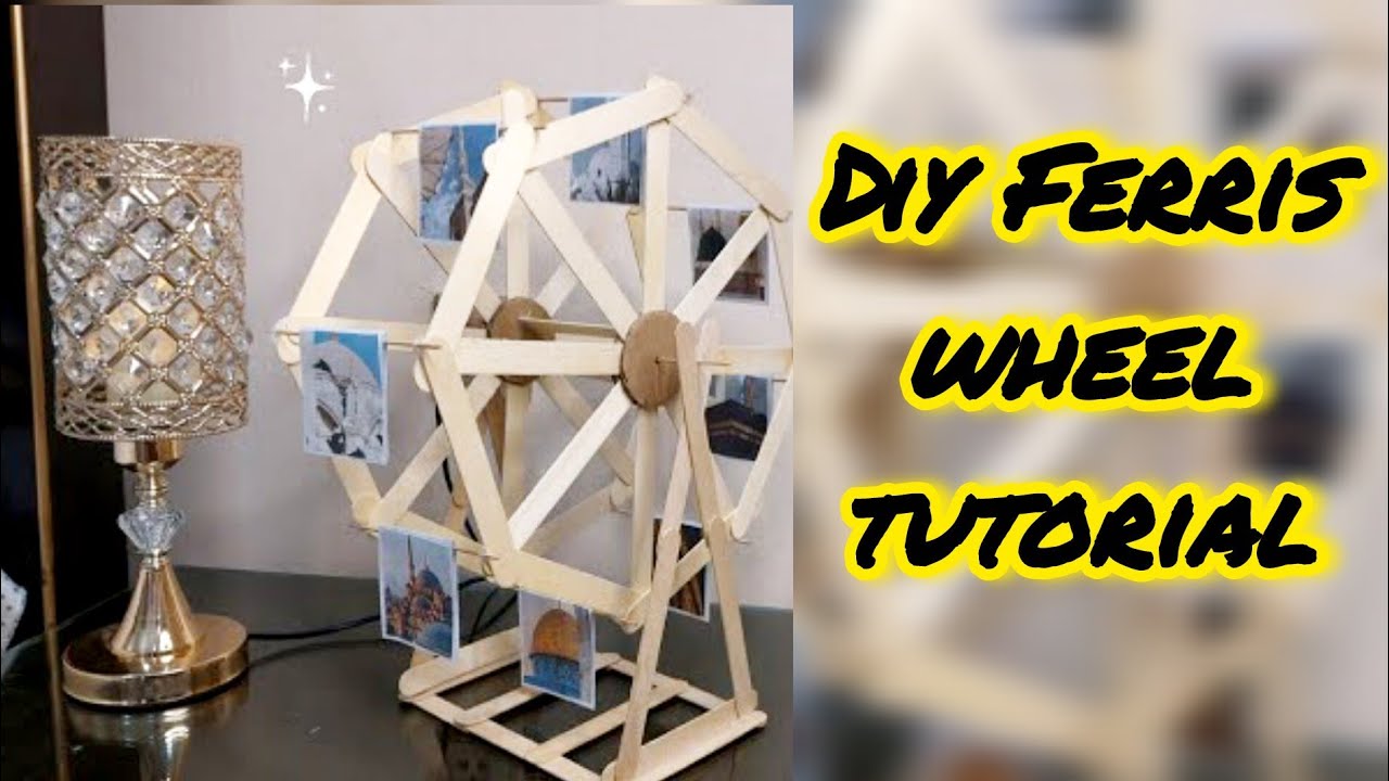 Ferris 🎡 wheel 🛞 Jhula DIY By Icecream stick/ School project Craft 