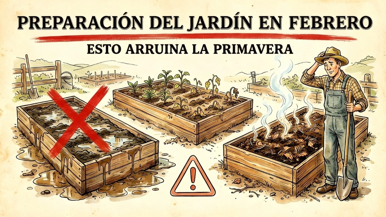 Preparación del jardín en febrero: 5 errores que arruinarán tu jardín de primavera