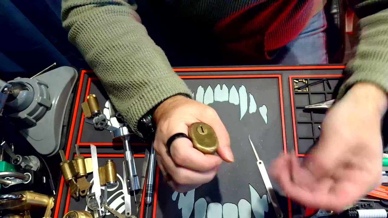 Antique Registered U.S. Mail lock picked