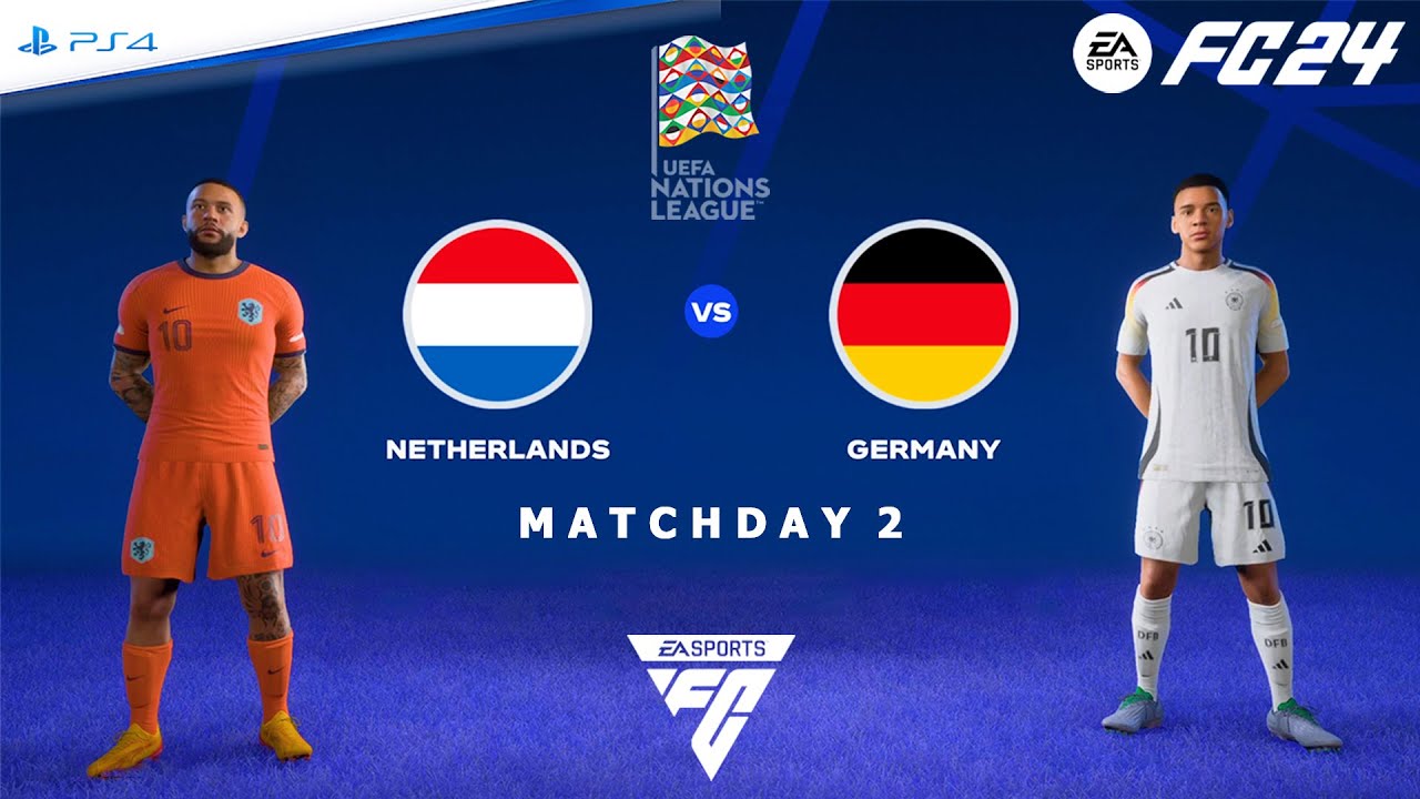 FC 24 PS4 - Netherlands vs Germany | UEFA Nations League 24/25