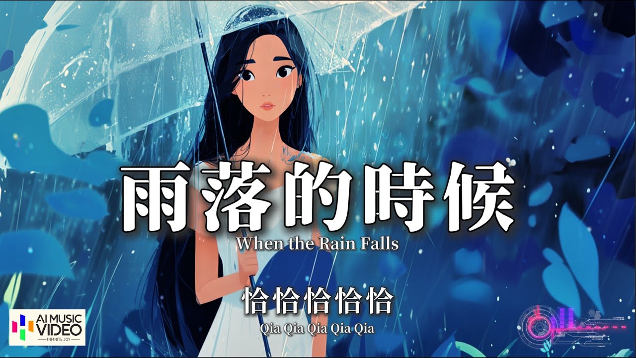 【高清MV】恰恰恰恰恰 - 雨落的時候【Pinyin + Eng Sub | AI音樂視頻 | 繁體拼音英文字幕】Qia Qia Qia Qia Qia【恰恰恰恰恰 - 雨落的时候】