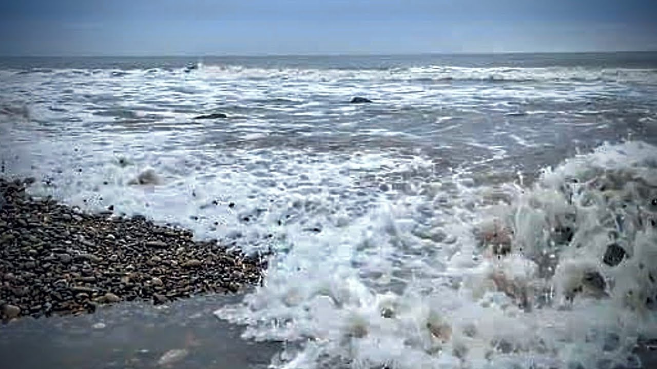 Ocean Waves on a Rocky Shore | Natural Sea Sounds