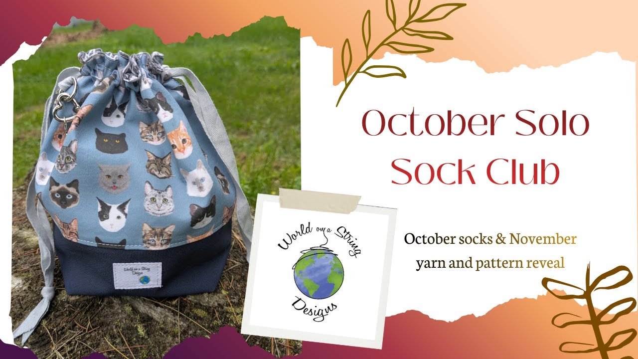 October 2025 Solo Sock Club - Halloween Socks - October Bliss Box reveal - Ep 22