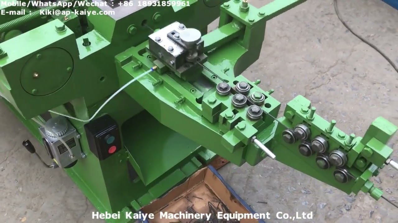 Автоматическая машина для изготовления гвоздей(Z94-2C) Nail making machine
