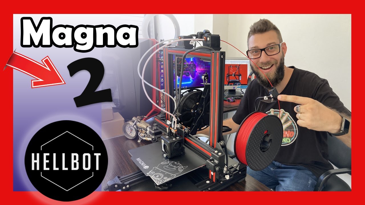 ✅ Me mandaron IMPRESORA 3D | MAGNA 2 de HELLBOT (Unboxing - Gu&iacute;a de ARMADO - IMPRESI&Oacute;N) [Ep. 1]