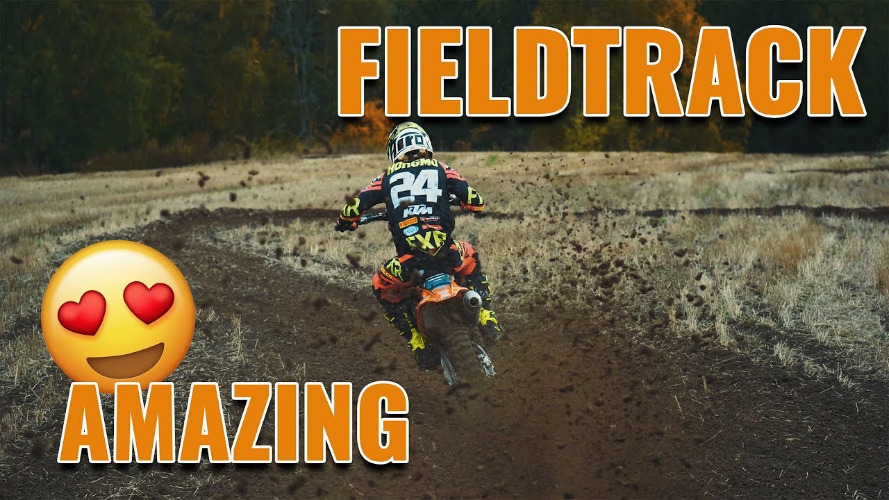 AWESOME MOTOCROSS FIELD CONETRACK RIDING RAW - KTM 250SXF FULLGAS
