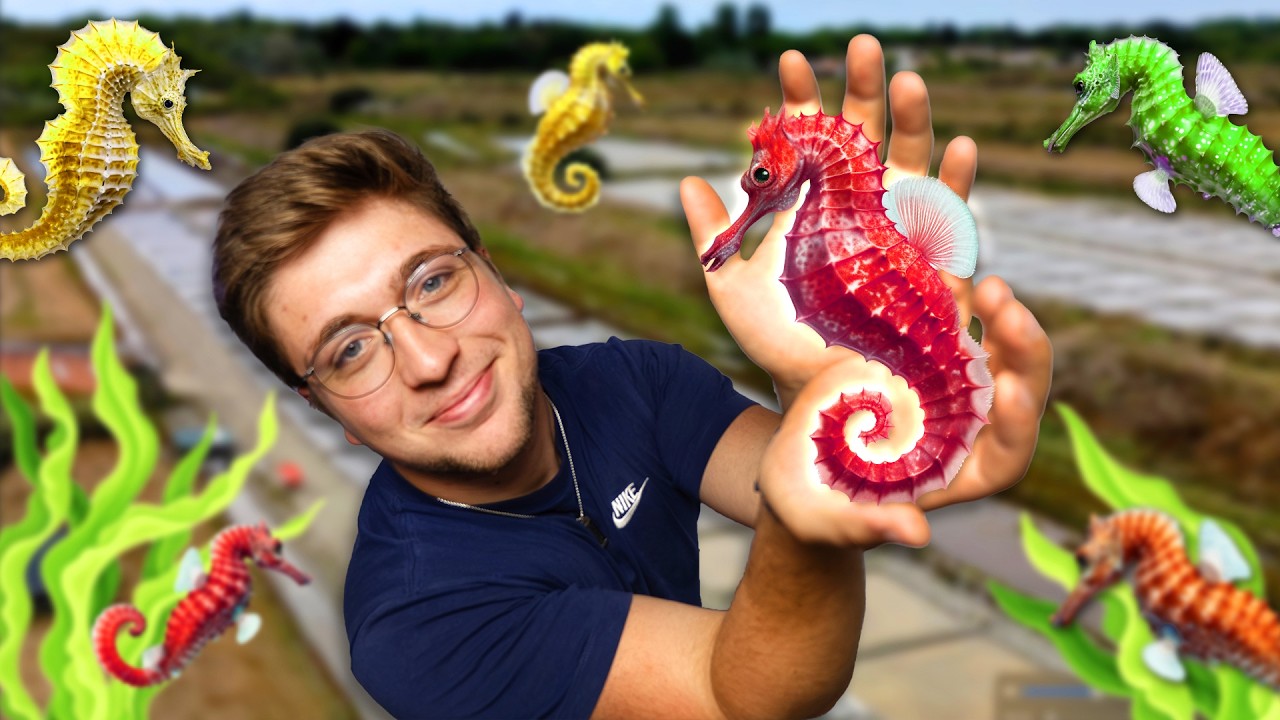 Ils reproduisent des centaines d’hippocampes ! Le seul élevage de France