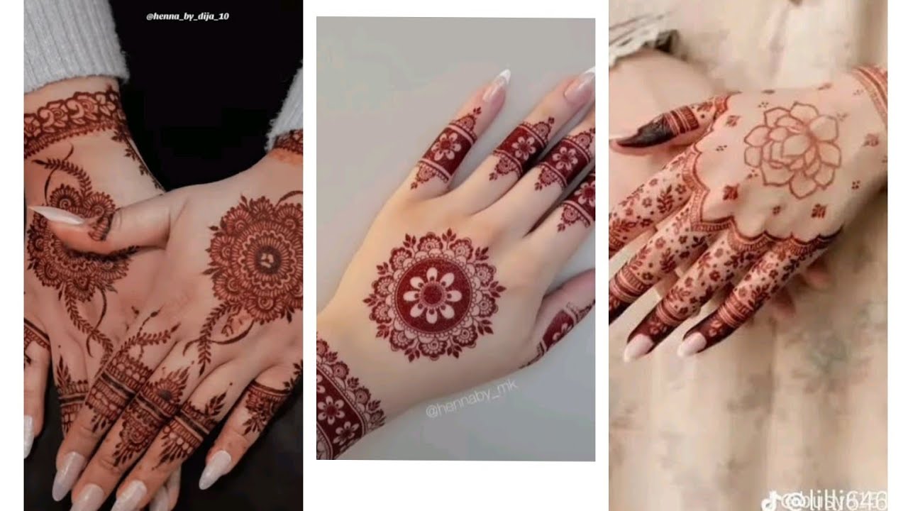Simple tikki designs for Eid 😍 subscribe for more 🤗🤗#tikkidesign #eiddesign #mehandidesigns #viral