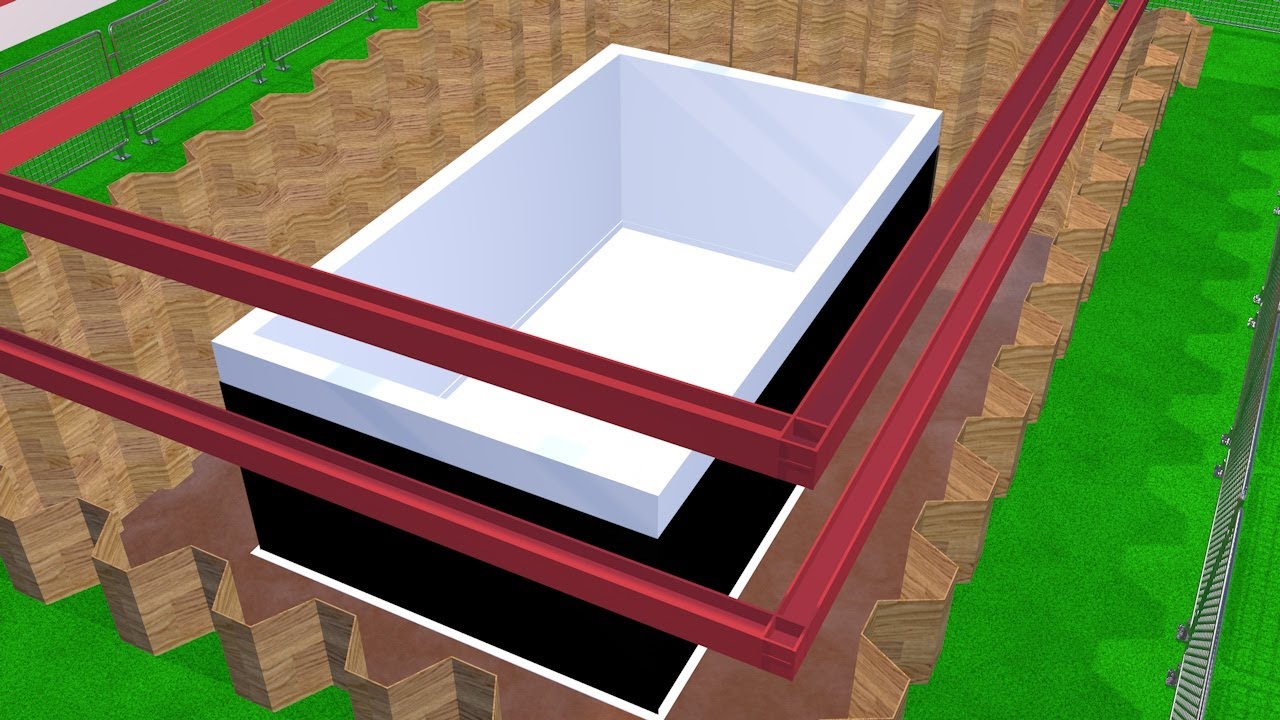 Underground water tank construction step by step Part 3 : Walls