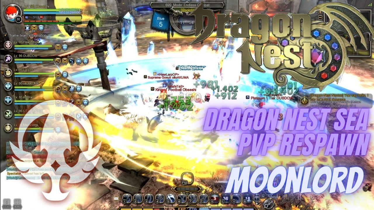 Dragon Nest SEA - PVP Respawn Mode ~ Moonlord
