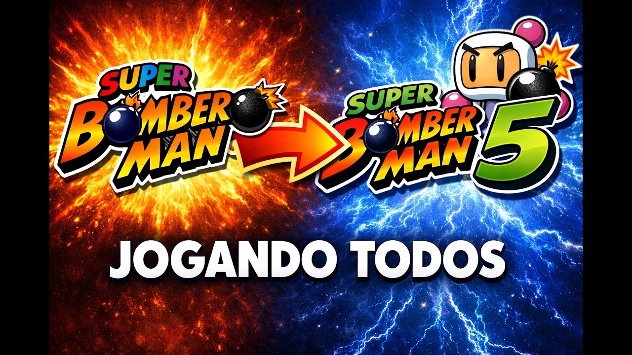 Maratona Super Bomberman | JOGANDO TODOS DO SUPER NINTENDO