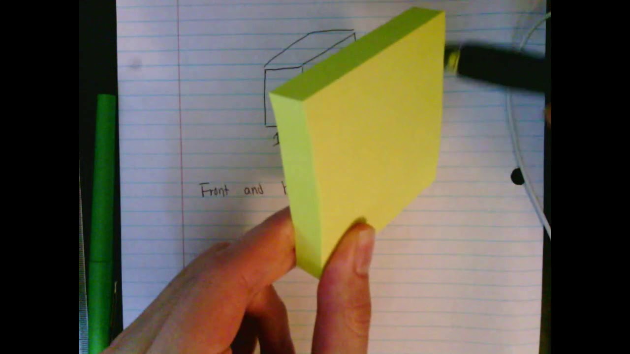 Front and Back Faces (Rectangular Prism)