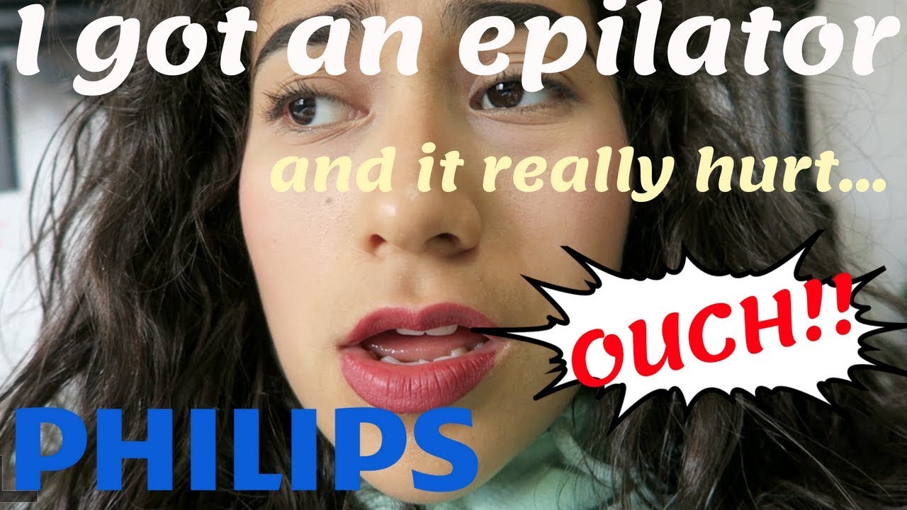 I BOUGHT AN EPILATOR AND IT REALLY HURT! // PHILIPS SATINELLE REVIEW