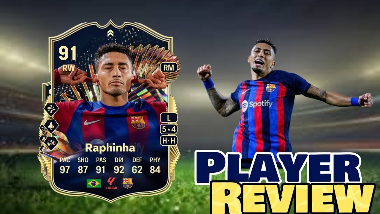 EA FC 24 RAPHINHA 91 PLAYER REVIEW