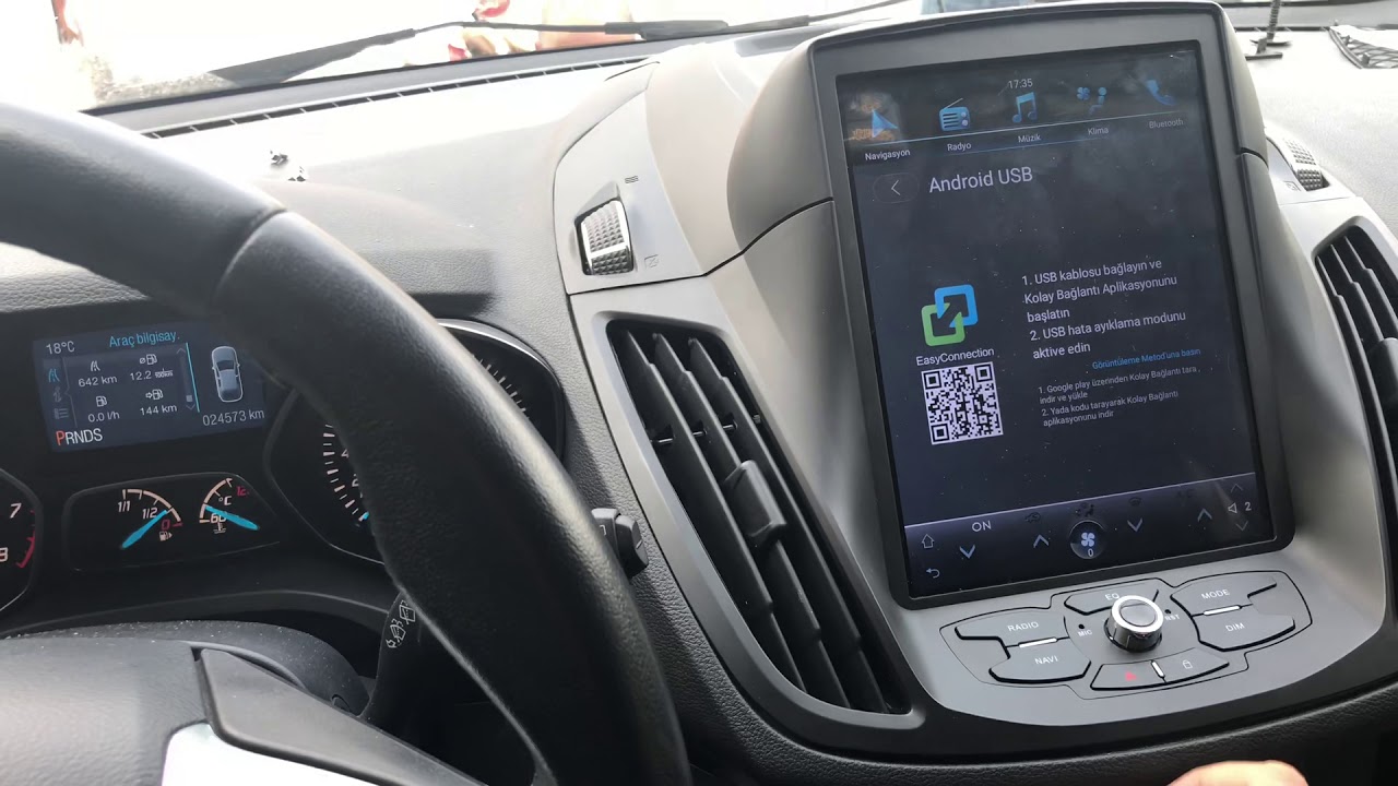 Navimex Ford Kuga Android tesla montajımız