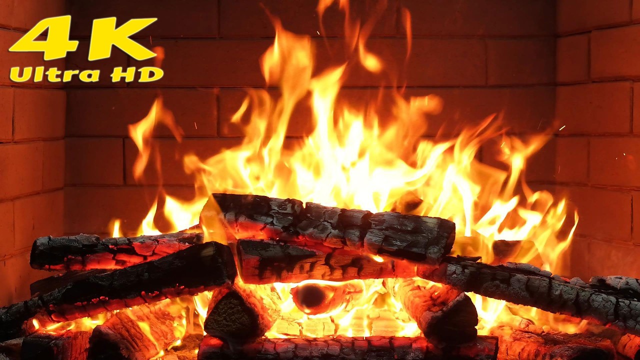 🔥 Cozy winter fireplace. Relaxation video with fireplace sounds. Peaceful winter fireplace ambience