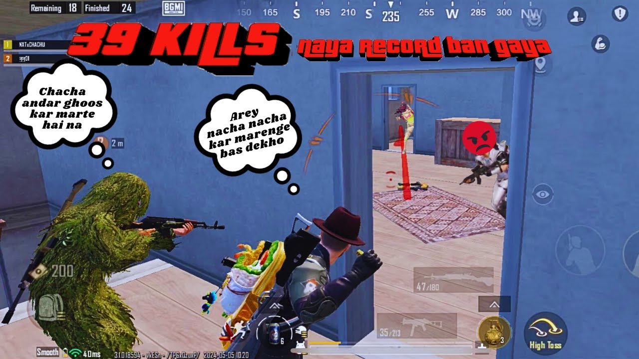Nunu vs chacha highest kills challenge |BGMI|