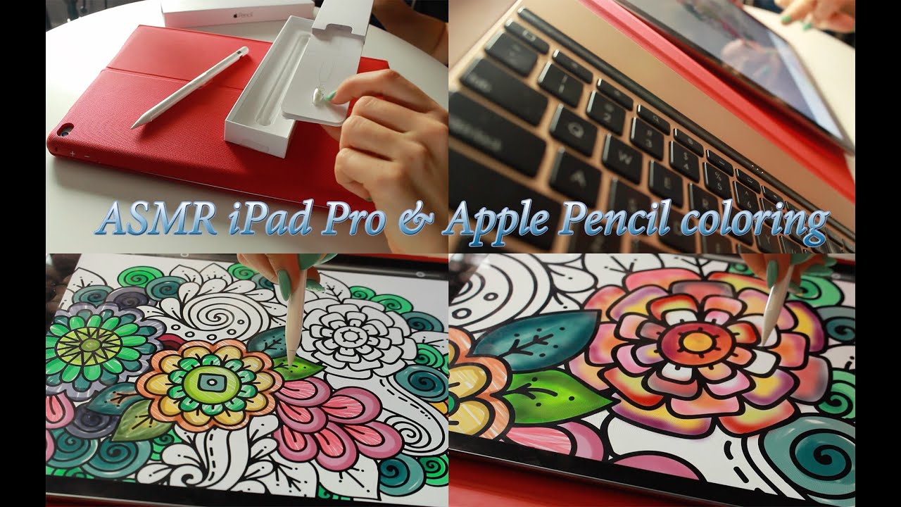 ASMR iPad coloring