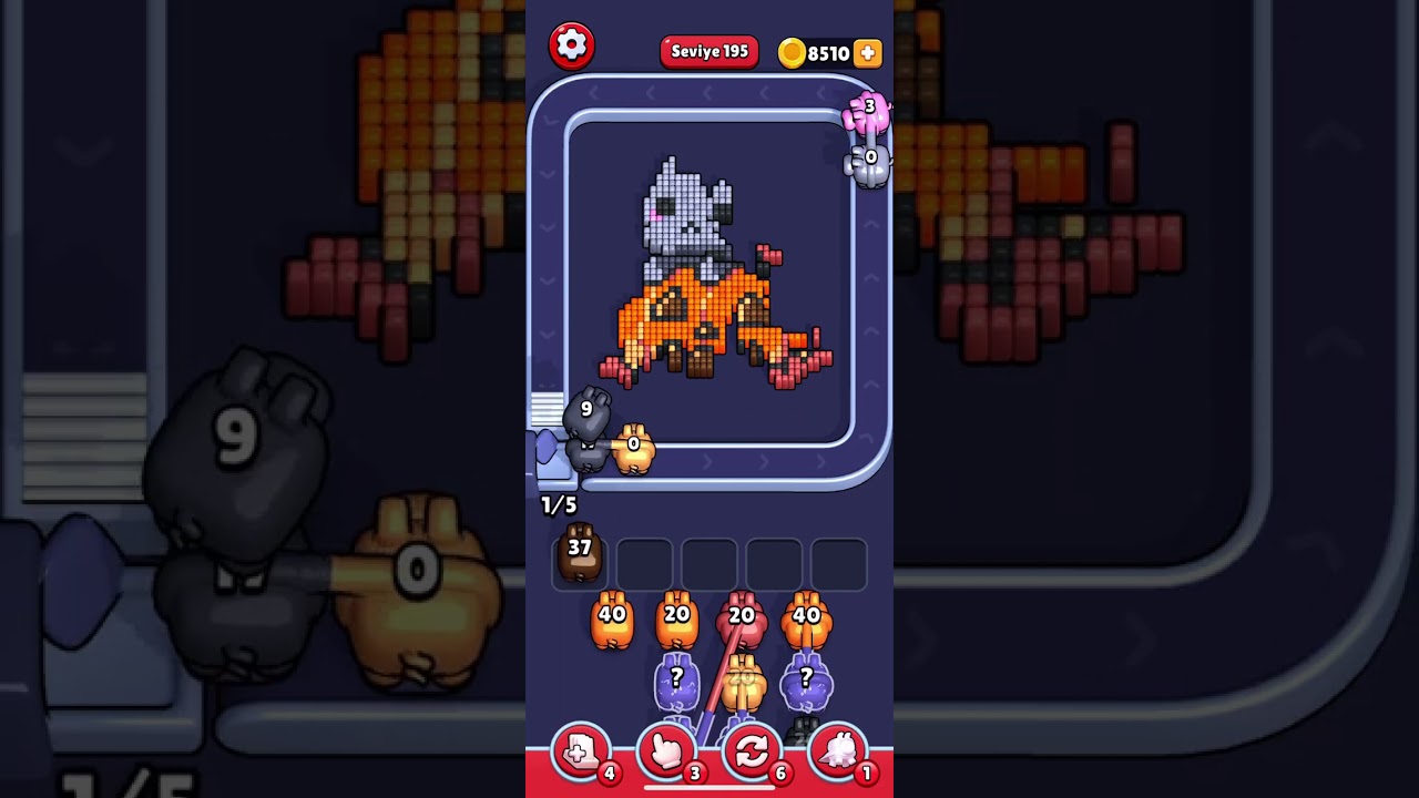 Pixel Flow Level 195 Walkthrough | Easy & Fast Solution 🎮✨