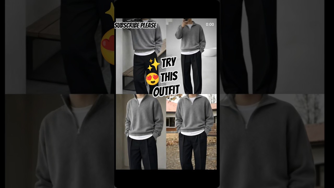 ✨winter outfit for men 