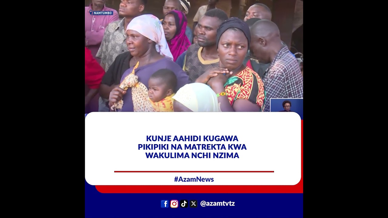 Kunje aahidi kugawa pikipiki na matrekta kwa wakulima nchi nzima