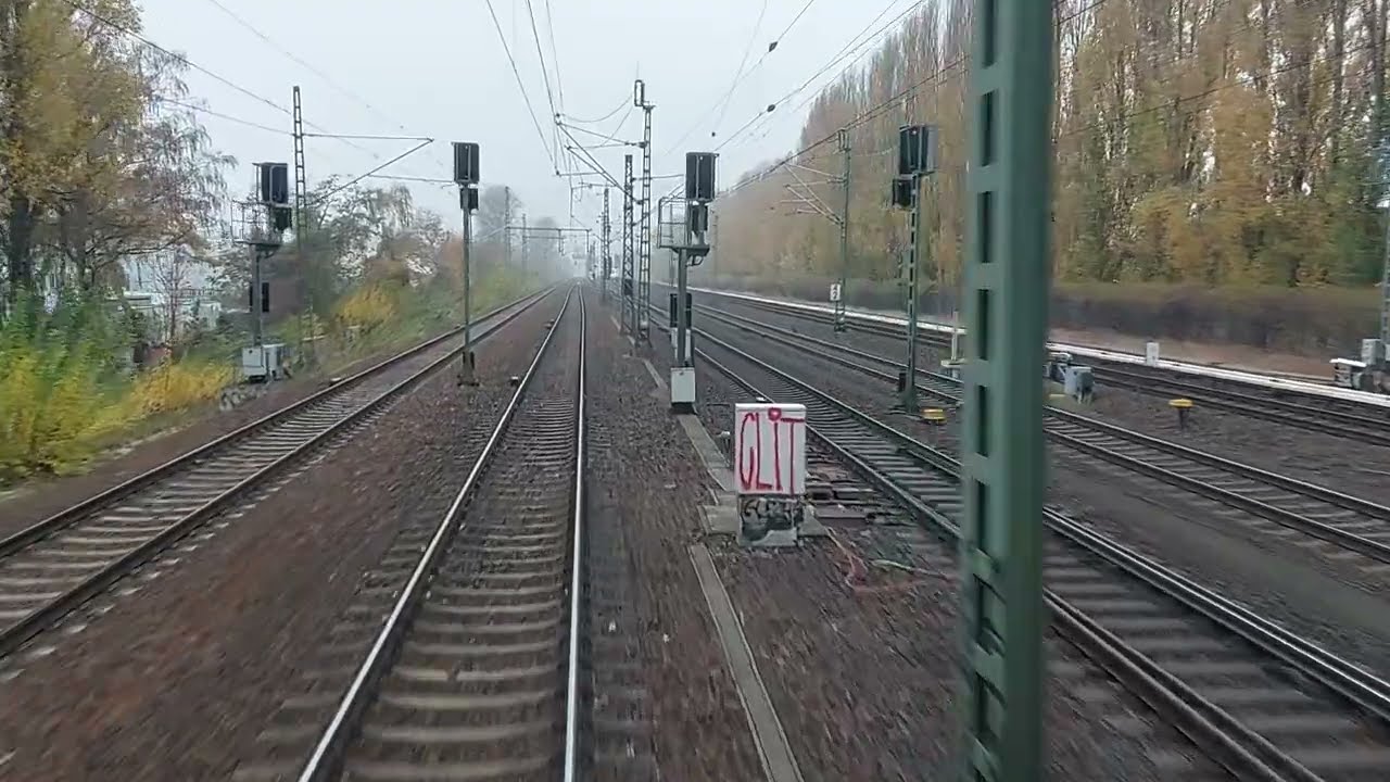 Führerstandsmitfahrt, BR140, Berlin Moabit nach Brandenburg / Trains ride /  cab cabview film