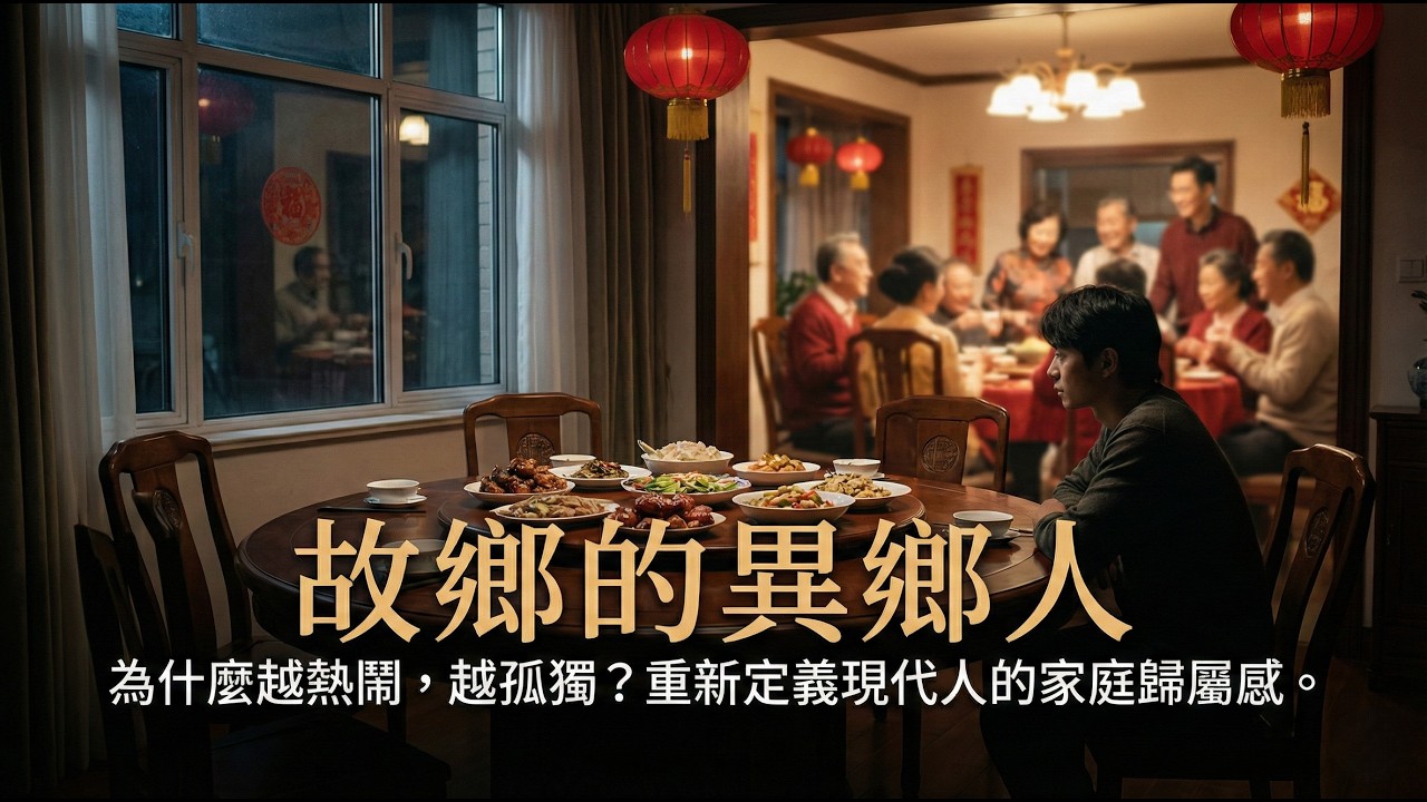 別讓團圓變成一場戲：給所有在熱鬧中感到疏離的靈魂，一份深夜哲學處方箋。