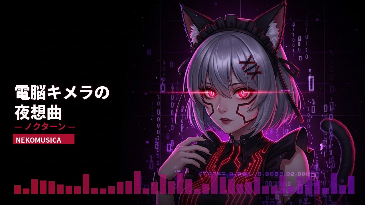 電脳キメラの夜想曲（ノクターン）/ NEKOMUSICA【ダークエレクトロ MV】