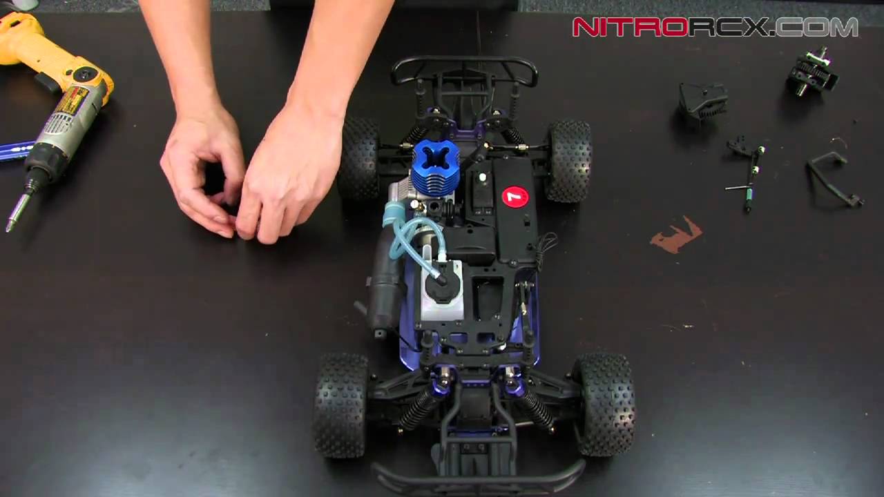 Nitrorcx Guide: Reinstalling your Transmission on a NItro Rc Car