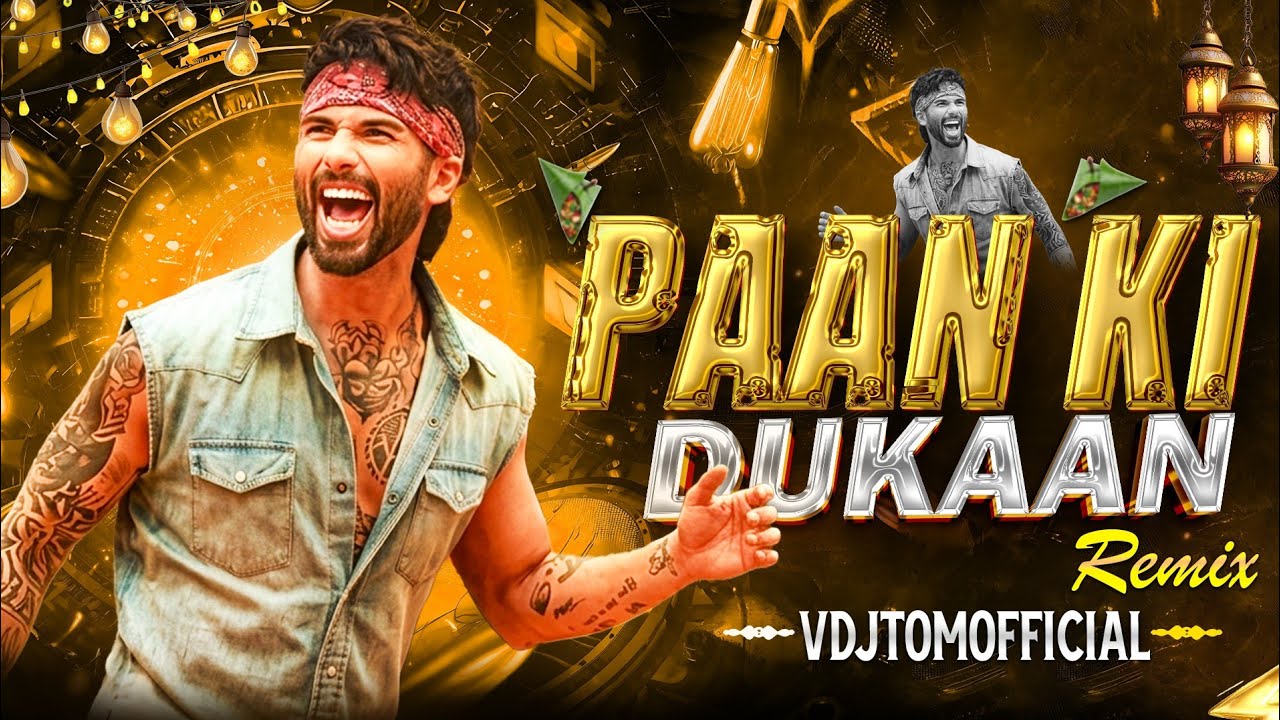 O'Romeo: Paan Ki Dukaan | DANCE MIX | Shahid K, Disha P | VDJTOMOFFICIAL