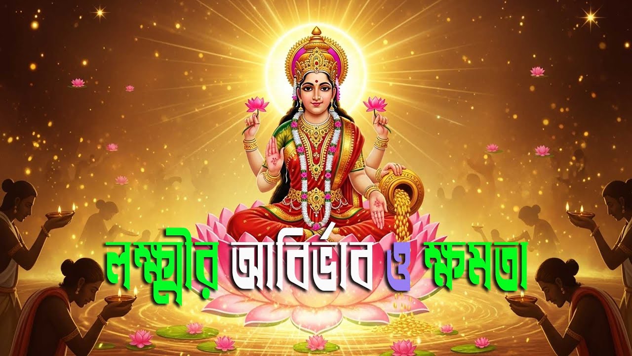 লক্ষ্মীর আবির্ভাব ও ক্ষমতা | Lakshmi Puja | Maa Laxmi Bhajan | Sanatan Stories