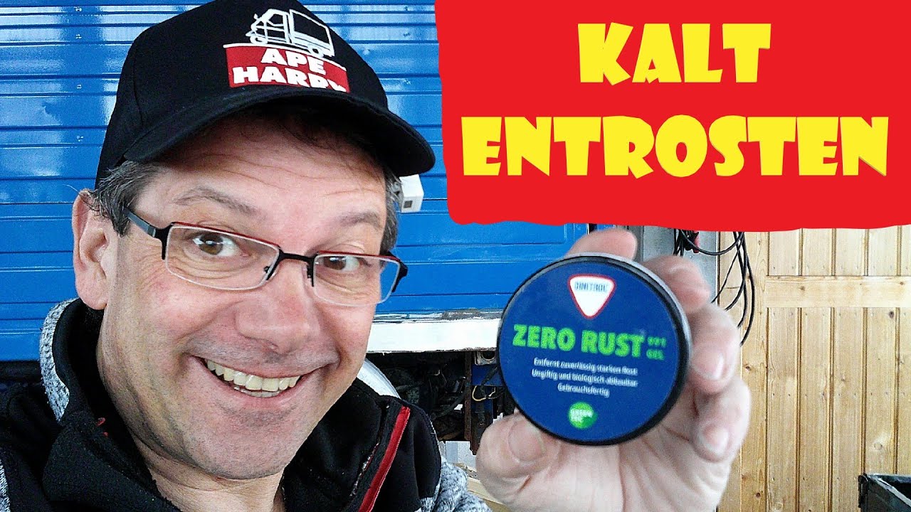Ape 50 ENTROSTEN mit Dinitrol Zero Rust Gel behandeln @ApeHarry