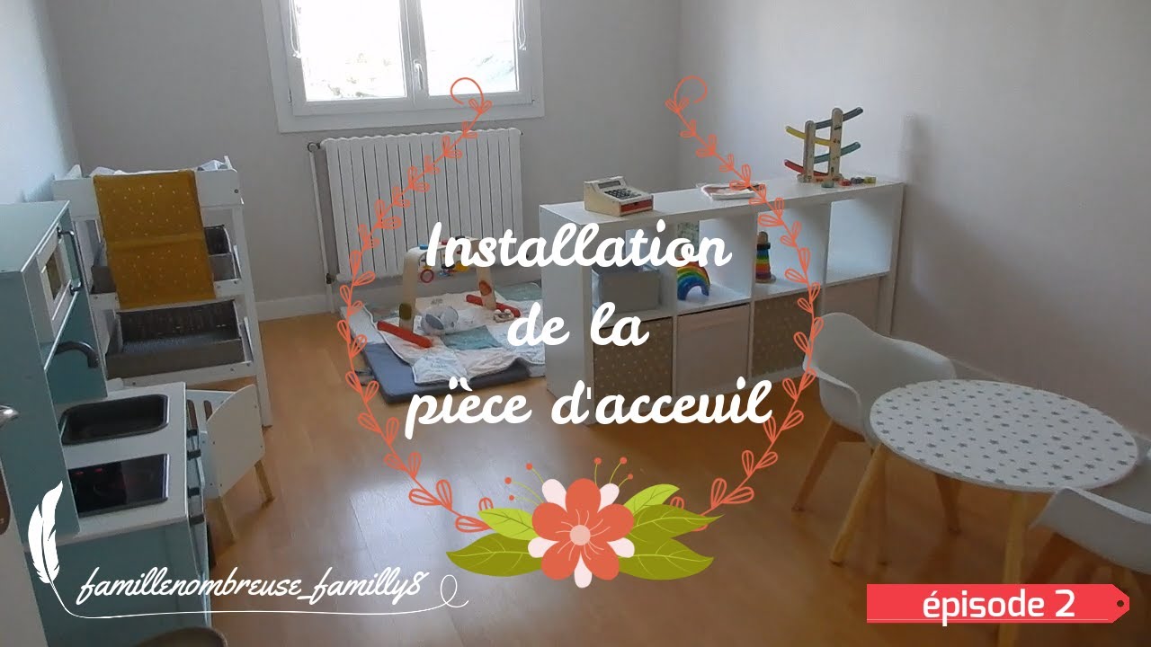 famille nombreuse vlog Mai 2021: Installation de la pièce d'acceuille assistante maternelle