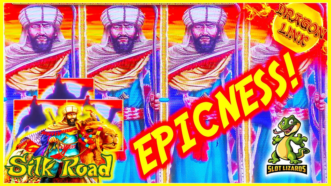 UNREAL FULL SCREEN EPICNESS BIG WIN!!! Dragon Link Silk Road Slot COMEBACK CITY!