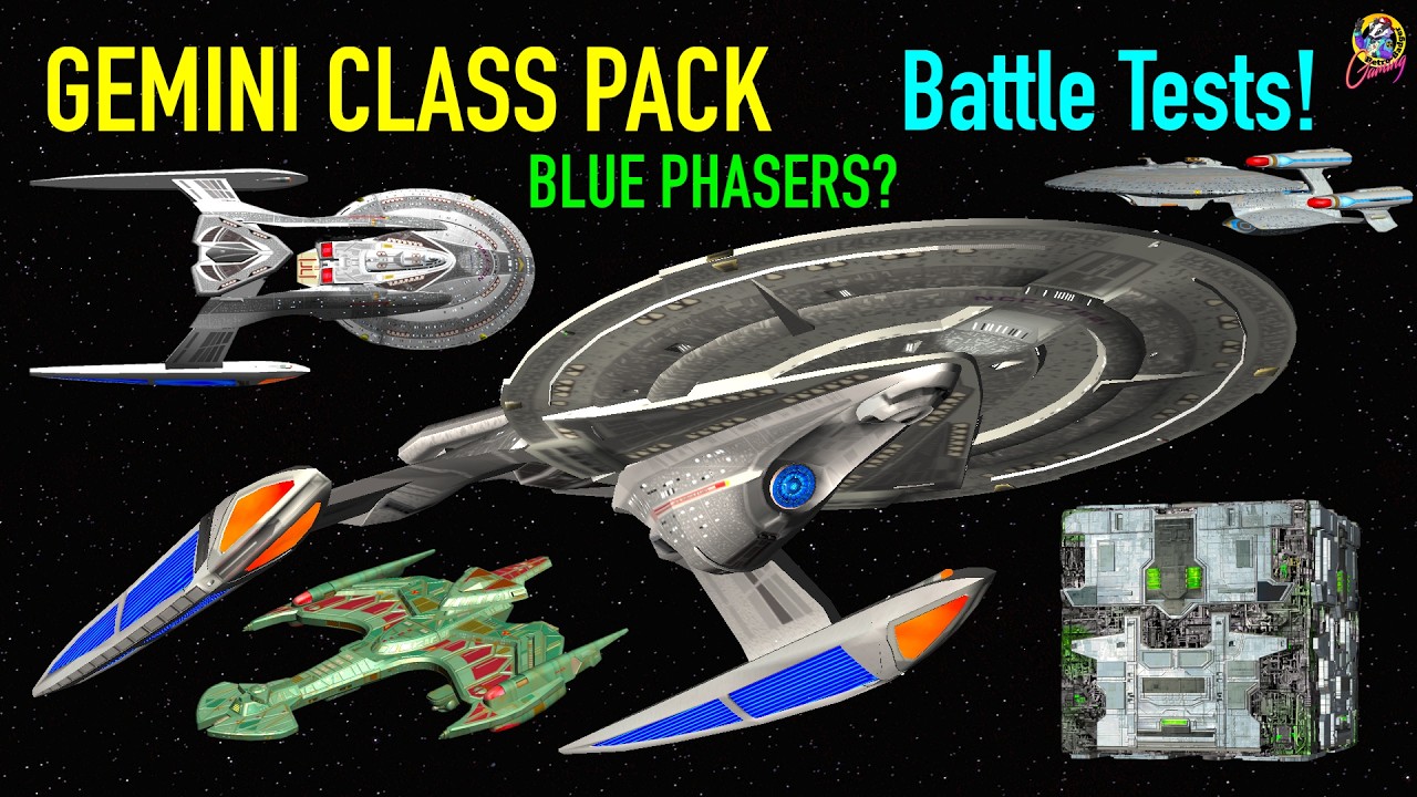 SHOWCASE - Gemini Sovereign/Akira Hybrid - New Design/Weapons - Star Trek Starship Battles