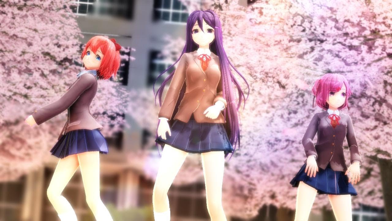 【MMD || DDLC】ECHO [ Sayori ♥ Yuri ♥ Natsuki ] (THANK YOU FOR 21.000+ SUBS)