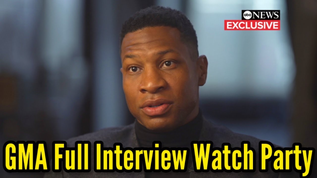 GMA Jonathan Majors Interview | Live Watch Party pt. 2
