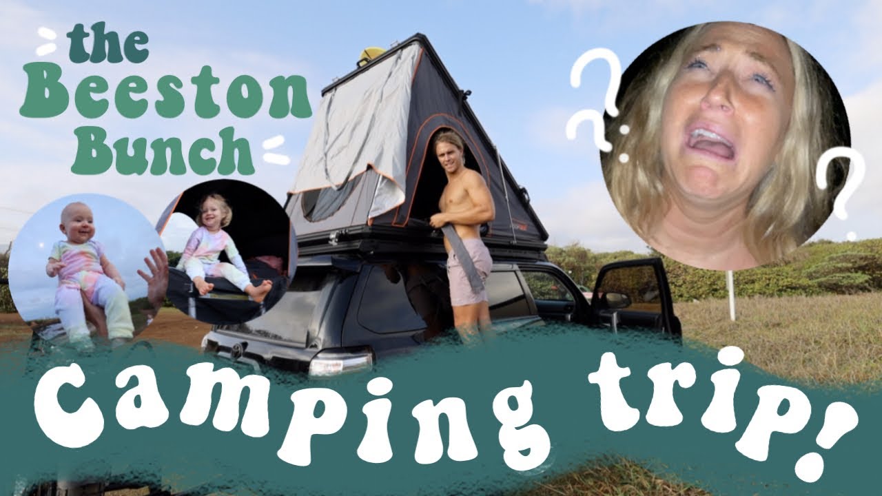 Camped with a NEWBORN + toddler & survived (BARELY)