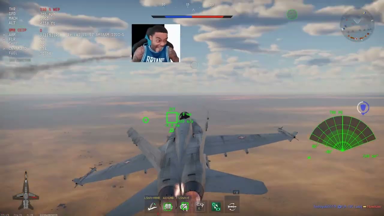 F18 stock grind