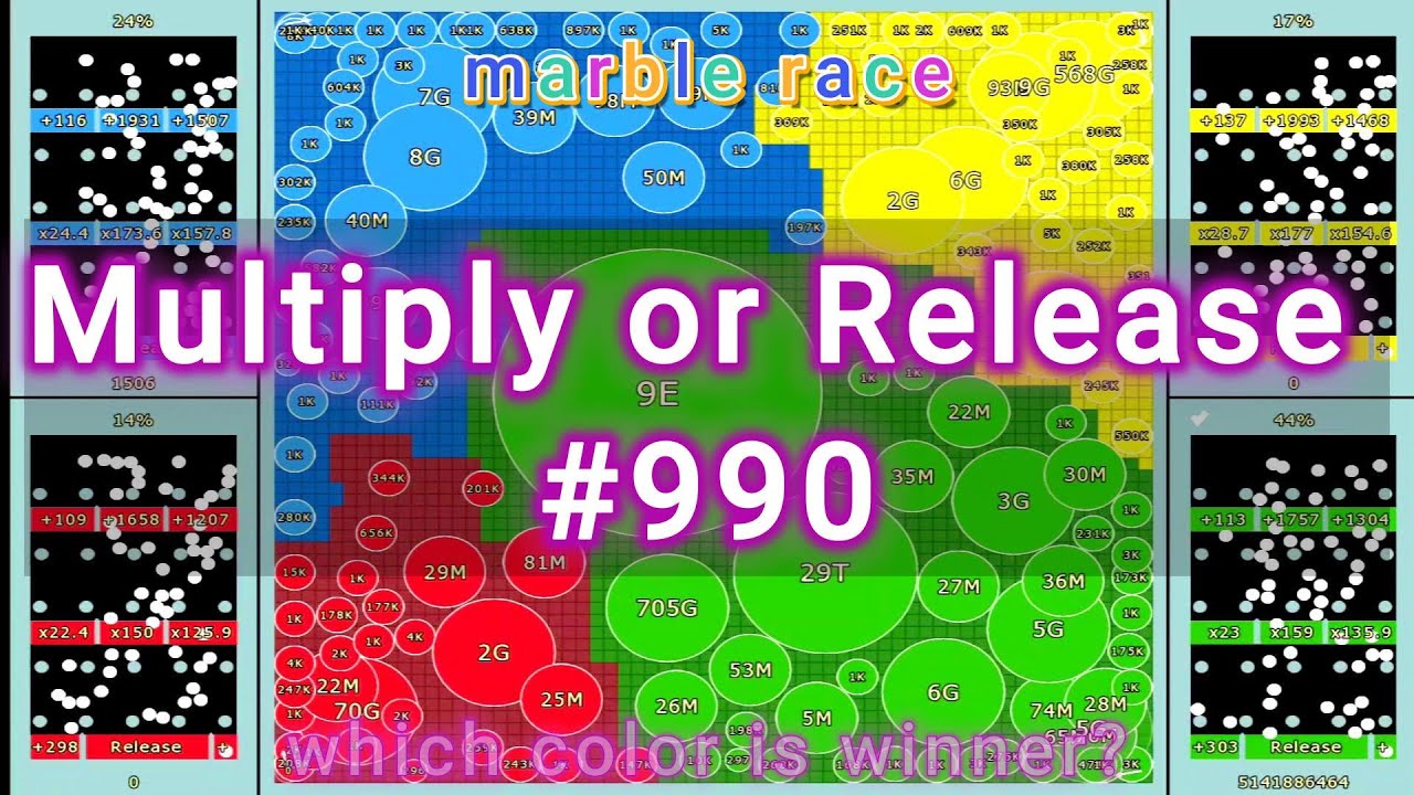 Multiply or Release #990   Marble Race