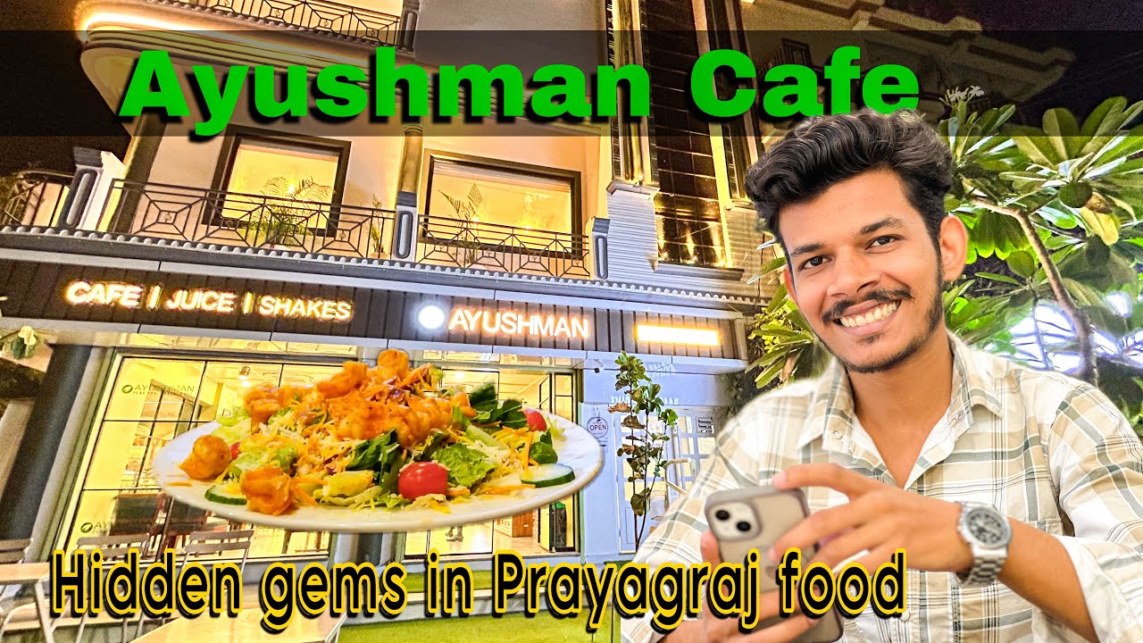 Ayushman Cafe & Bakery Jhusi | Prayagraj Ka Pure Veg Cafe | Ukryte klejnoty w jedzeniu Prayagraj