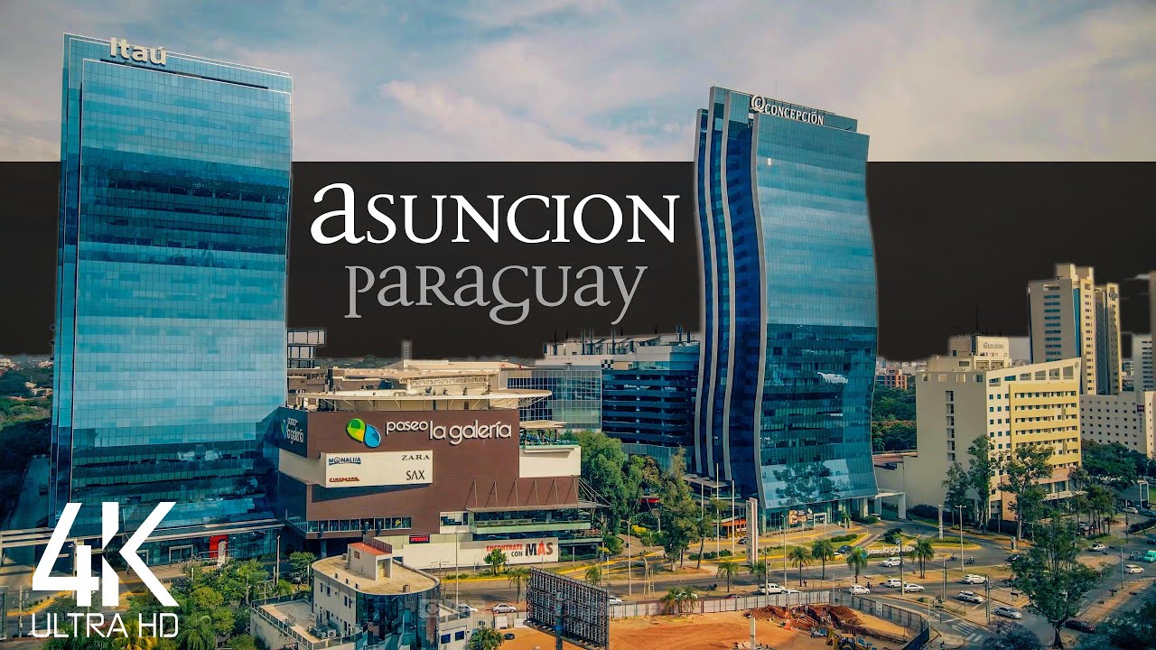 【4K】🇵🇾 3 ½ HOUR DRONE FILM: «This is Asuncion» 🔥🔥🔥 Paraguay 🎵 Piano Relaxation Music