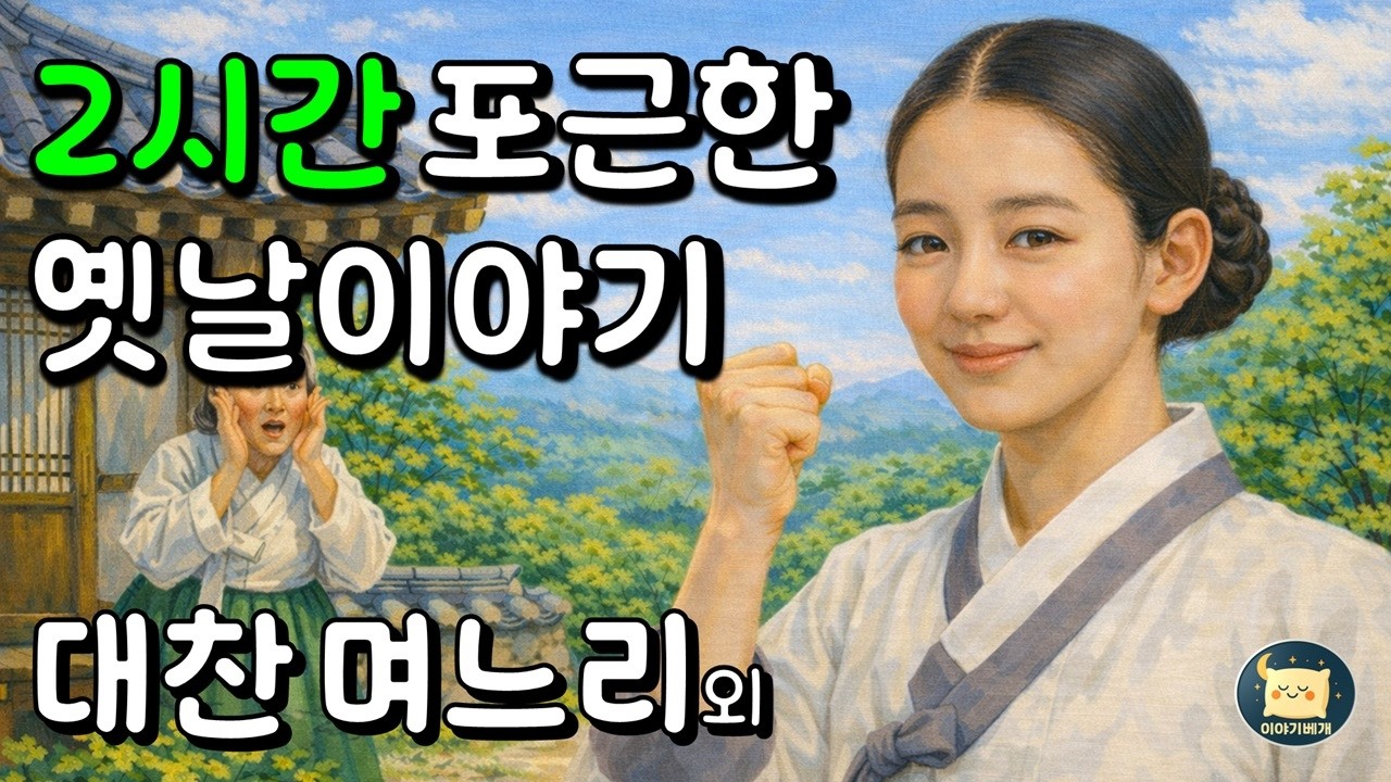 중간광고 없는 포근한 이야기 2편 &ndash; 대찬며느리, 내남편의 숨겨진 여인 - 이야기베개😁재미있는 동화, 전설, 고전 #잠자리동화 #옛날이야기 #오디오북