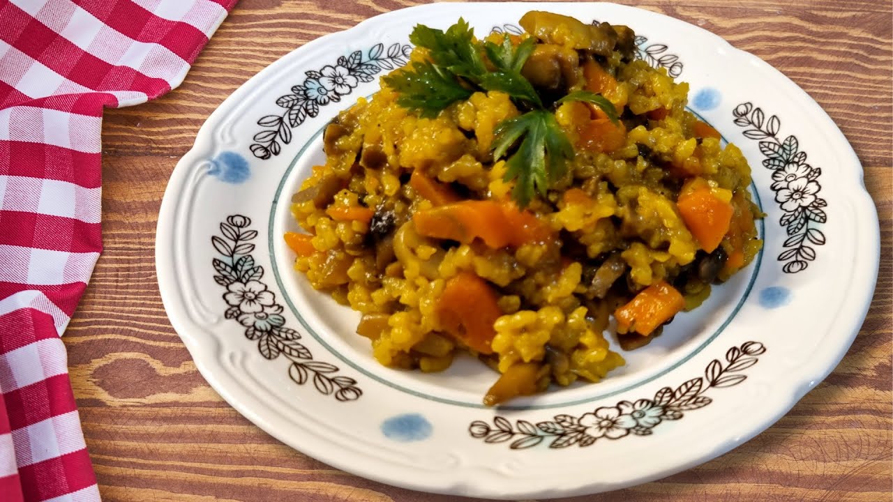 🥘 Rižoto sa Pečurkama i Povrcem 🥘