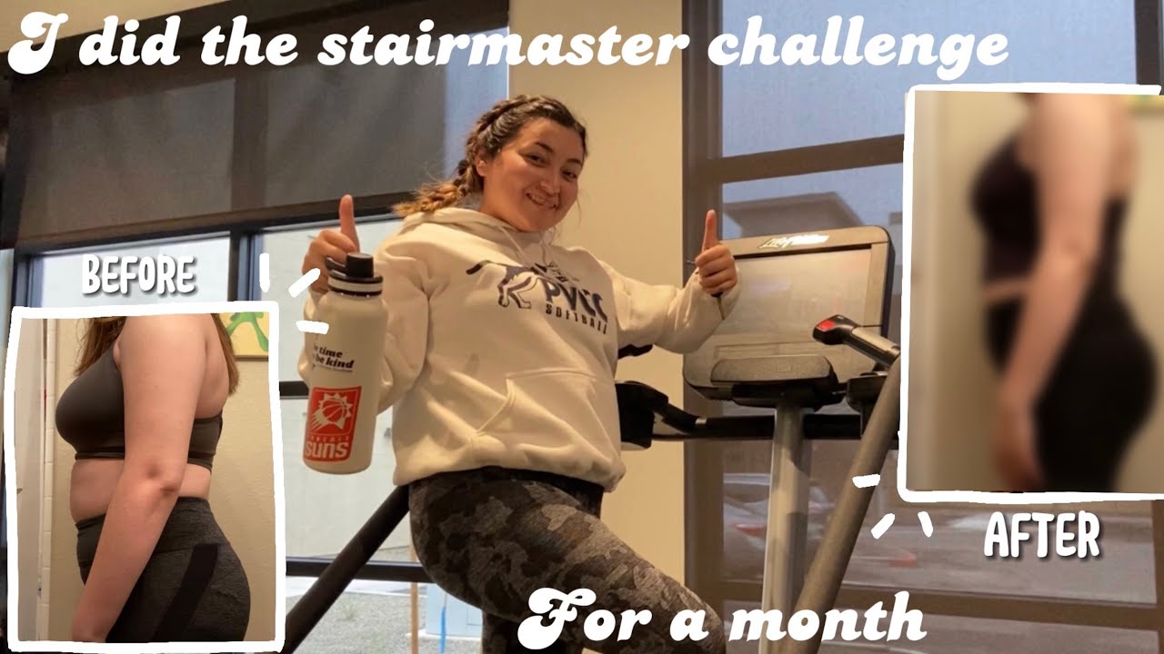 I DID THE TIKTOK STAIRMASTER CHALLENGE FOR A MONTH (Part 1)